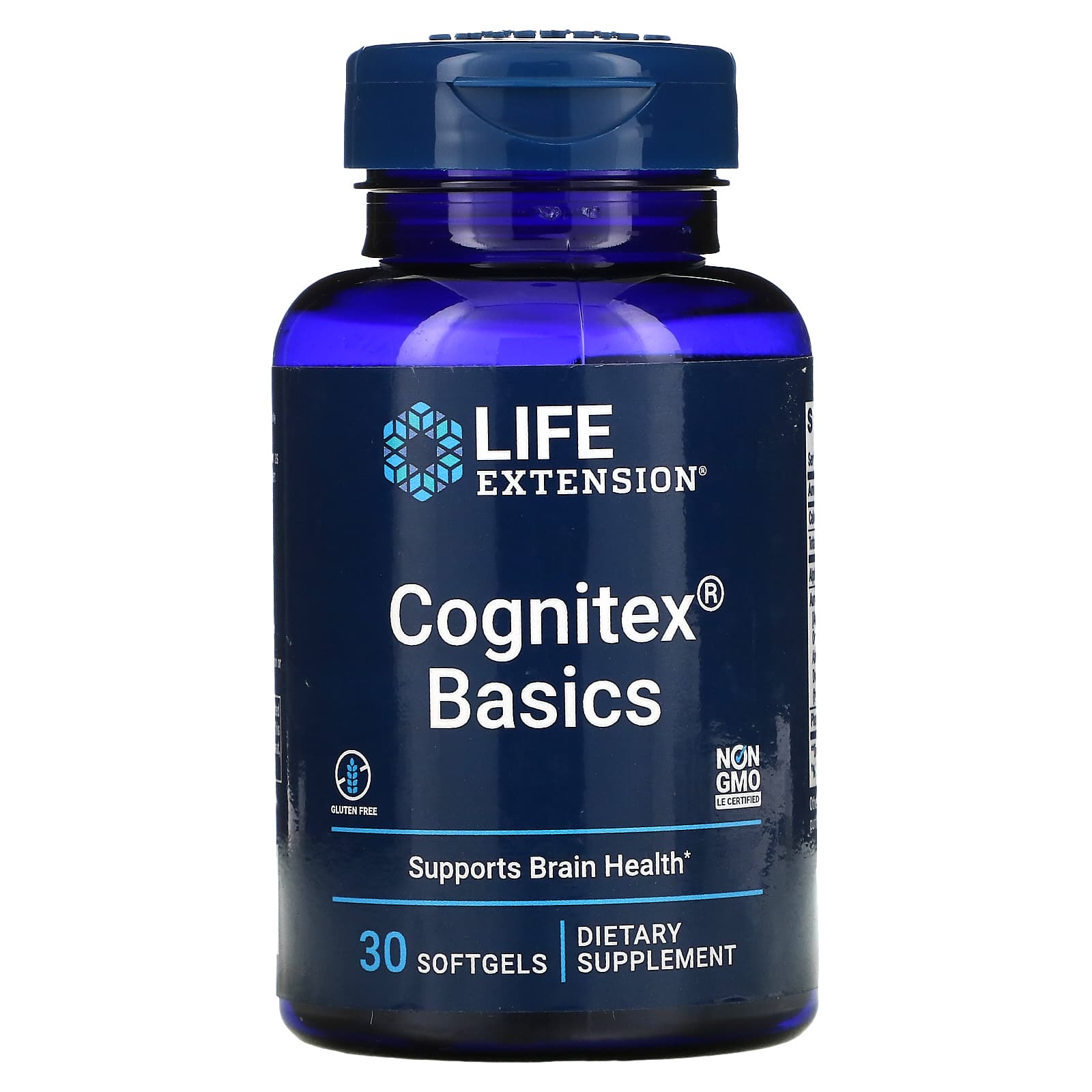 Life Extension, Cognitex Basics, 30 Softgels UPC 737870232131 | HiLife Vitamins