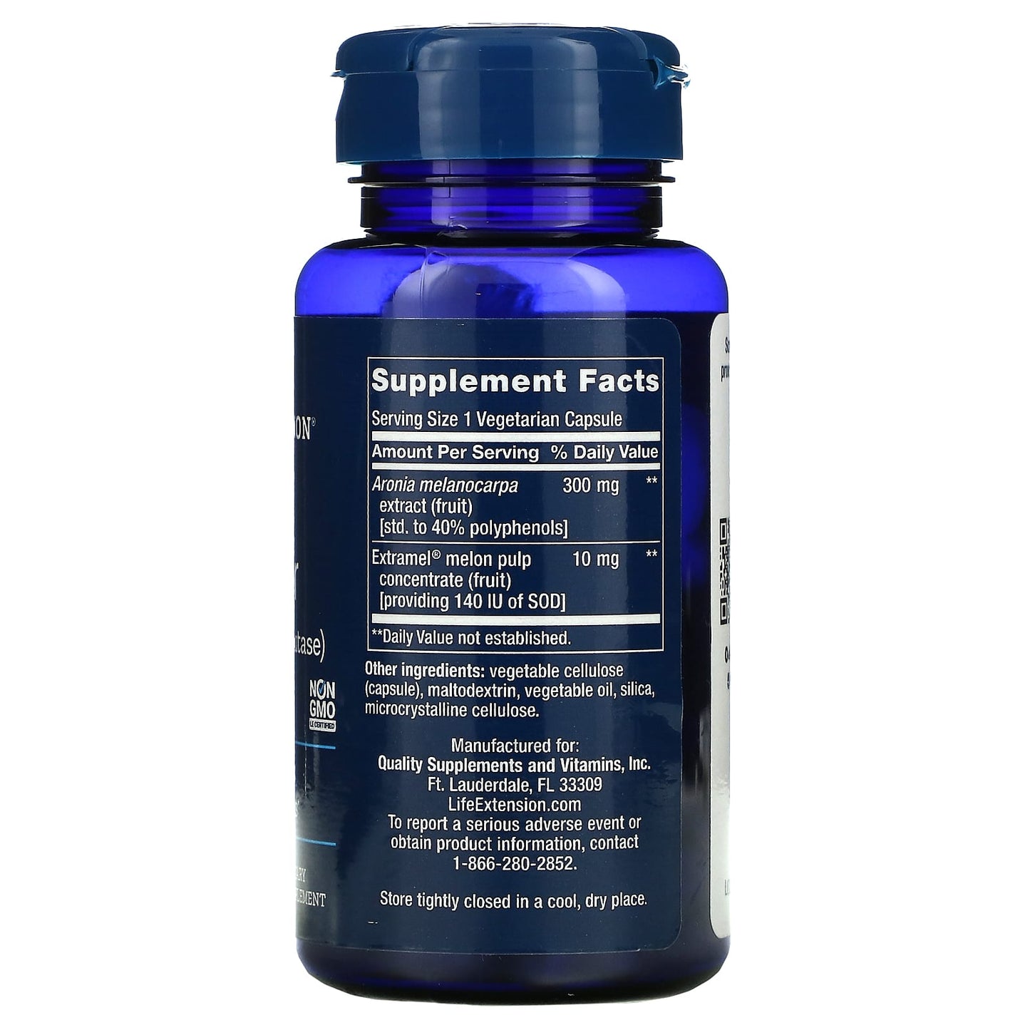 Life Extension, SOD Booster, 30 vegetarian capsules UPC 737870236139 | HiLife Vitamins