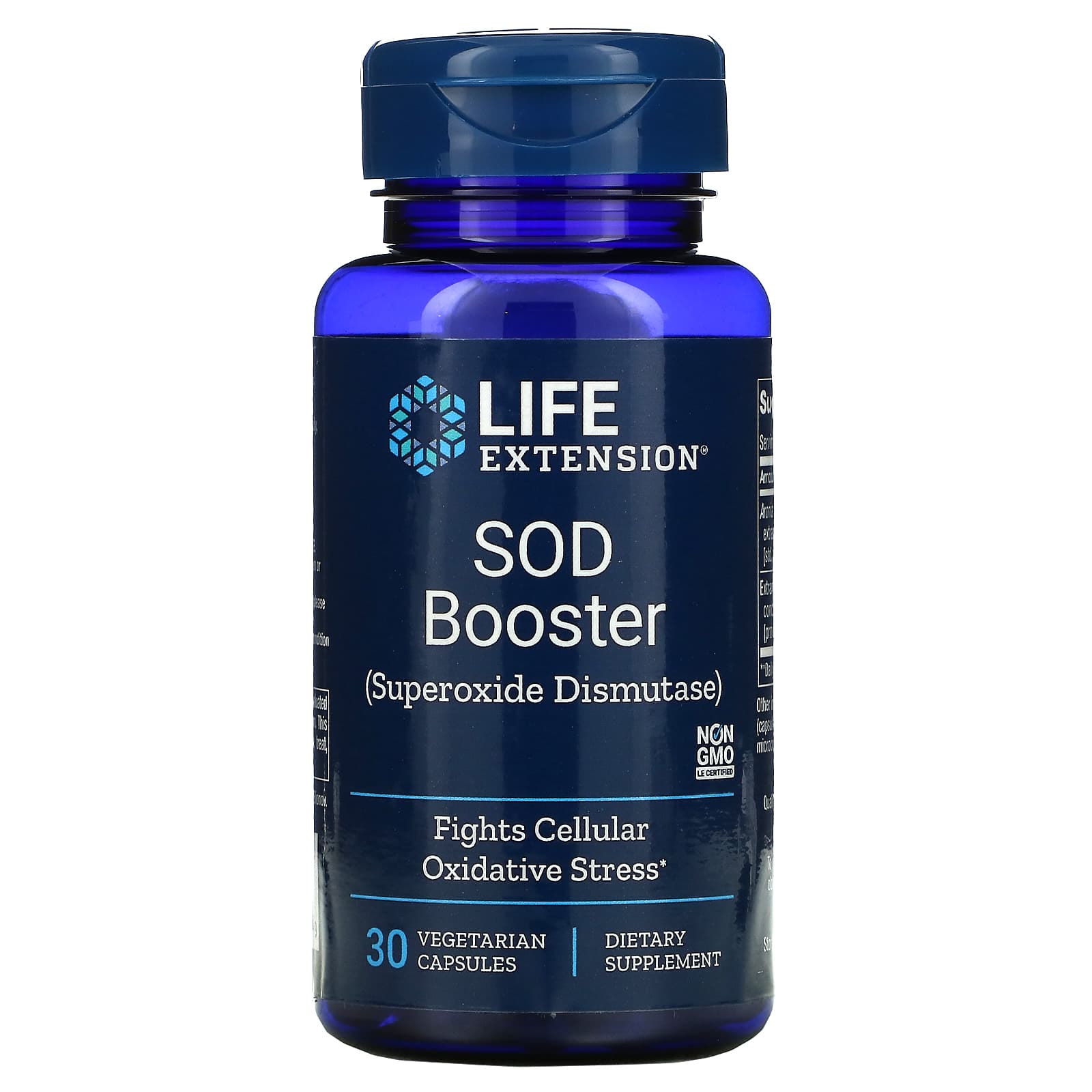 Life Extension, SOD Booster, 30 vegetarian capsules UPC 737870236139 | HiLife Vitamins