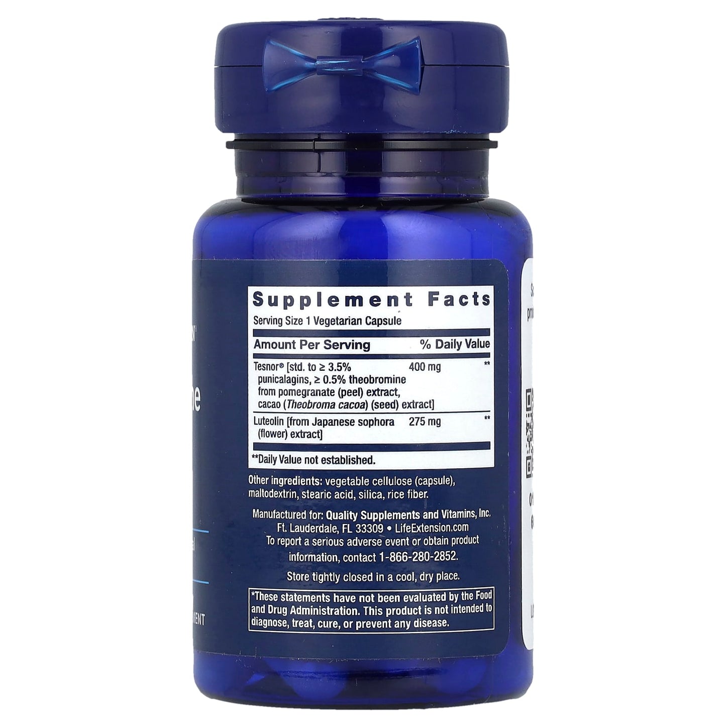 Life Extension, Testosterone Elite, 30 vegetarian capsules UPC 737870250036 | HiLife Vitamins