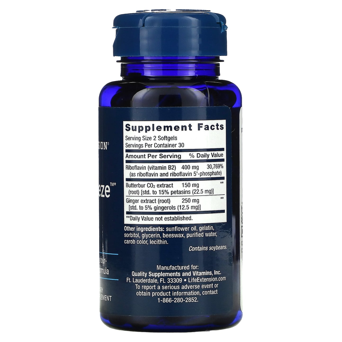 Life Extension, Migra-Eeze, 60 Softgels UPC 737870709060 | HiLife Vitamins