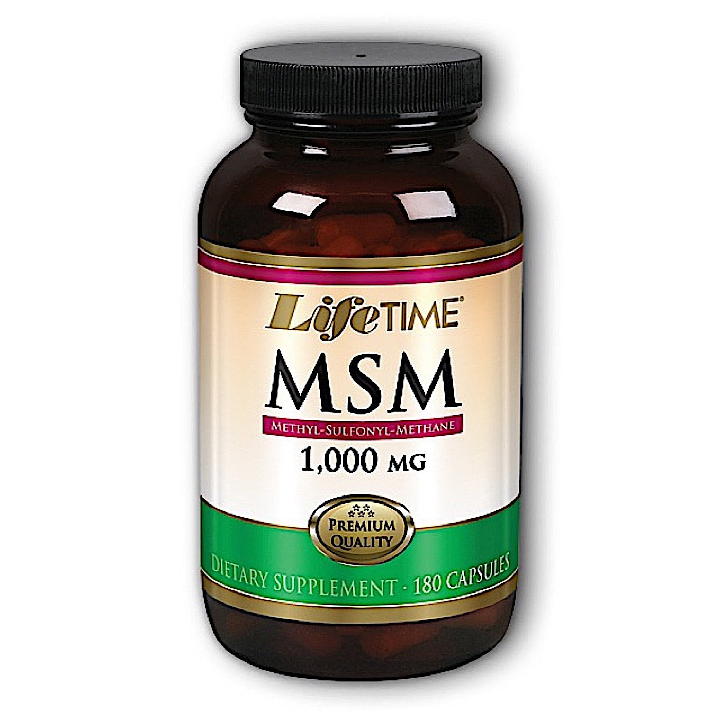 Lifetime, Msm, 180 Capsules UPC 053232280641 | HiLife Vitamins