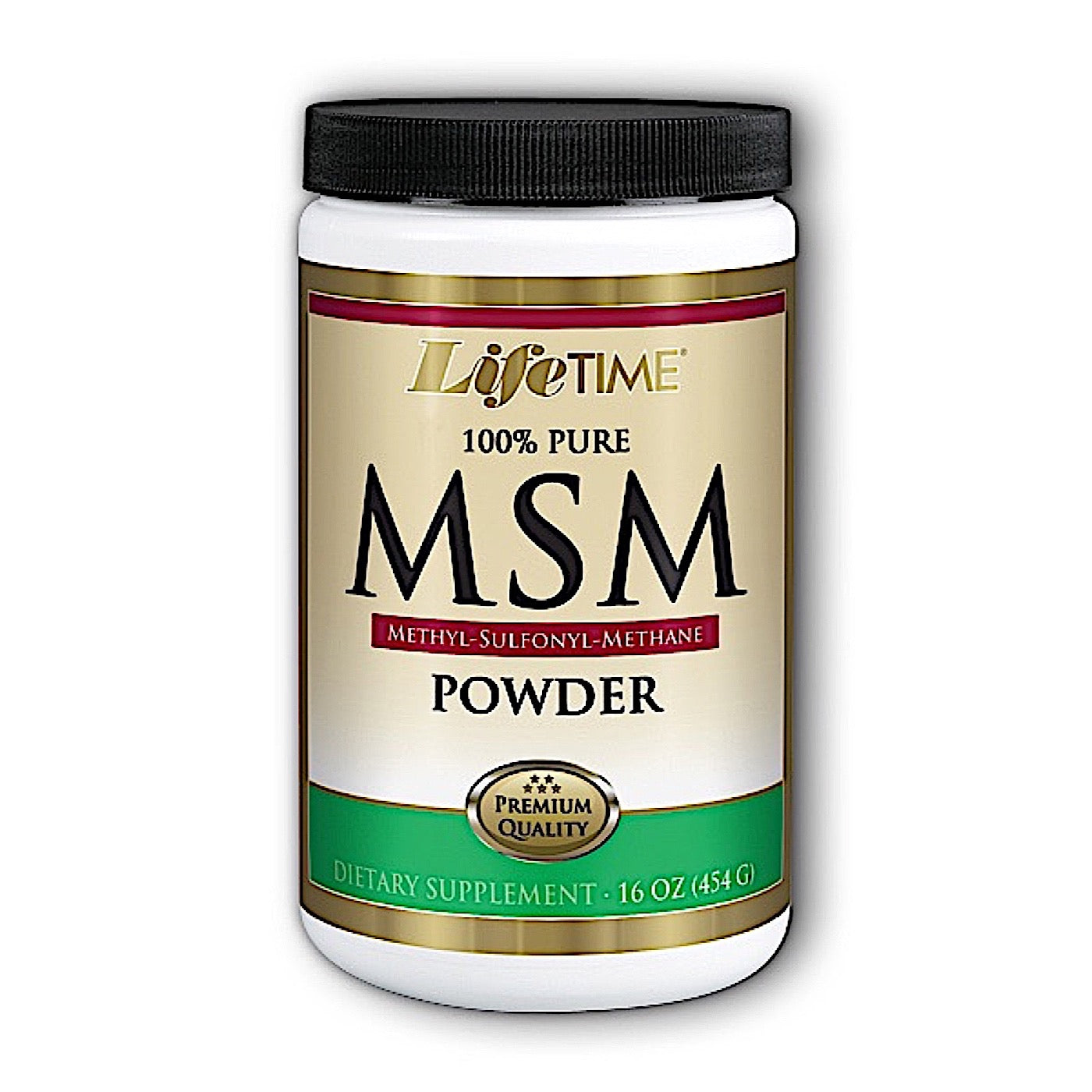 Lifetime, Msm 100% Pure Powder, 16 Oz UPC 053232280689 | HiLife Vitamins