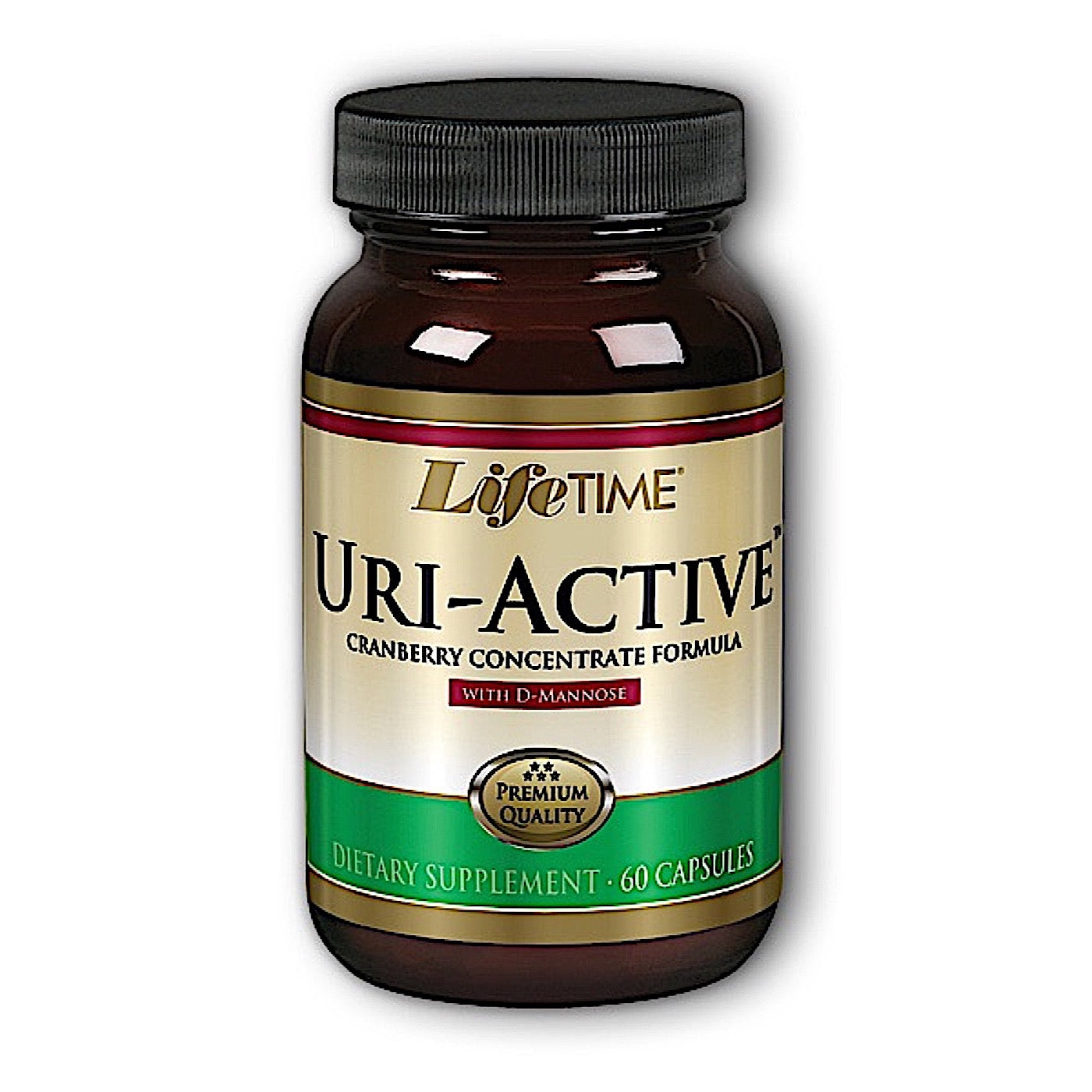 Lifetime, Uri-Active With D-Mannose & Cranberry, 60 Capsules UPC 053232281013 | HiLife Vitamins