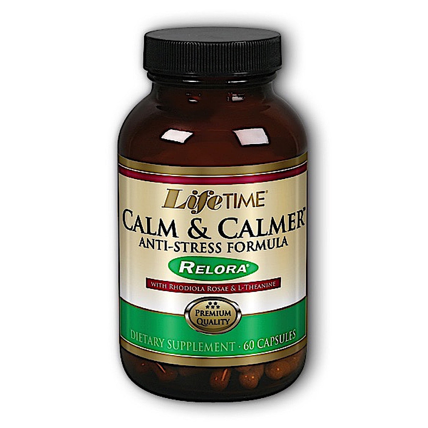 Lifetime, Calm & Calmer With Relora, 60 Capsules UPC 053232290053 | HiLife Vitamins