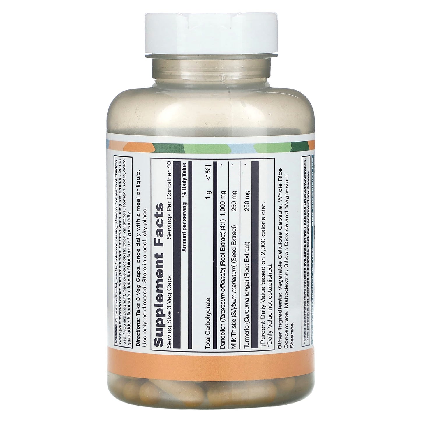 Lifetime, Advanced Milk Thistle Blend, 120 Capsules UPC 053232301155 | HiLife Vitamins