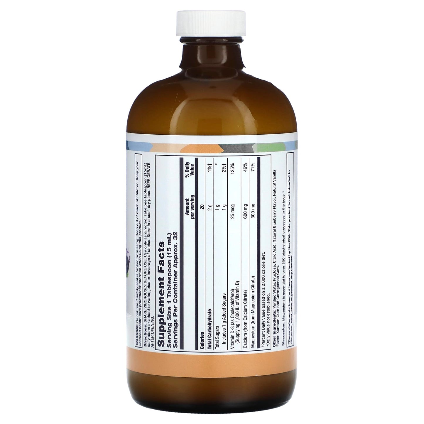 Lifetime, Bone Support, Blueberry, 16 fl oz (473 ml) UPC 053232400025 | HiLife Vitamins