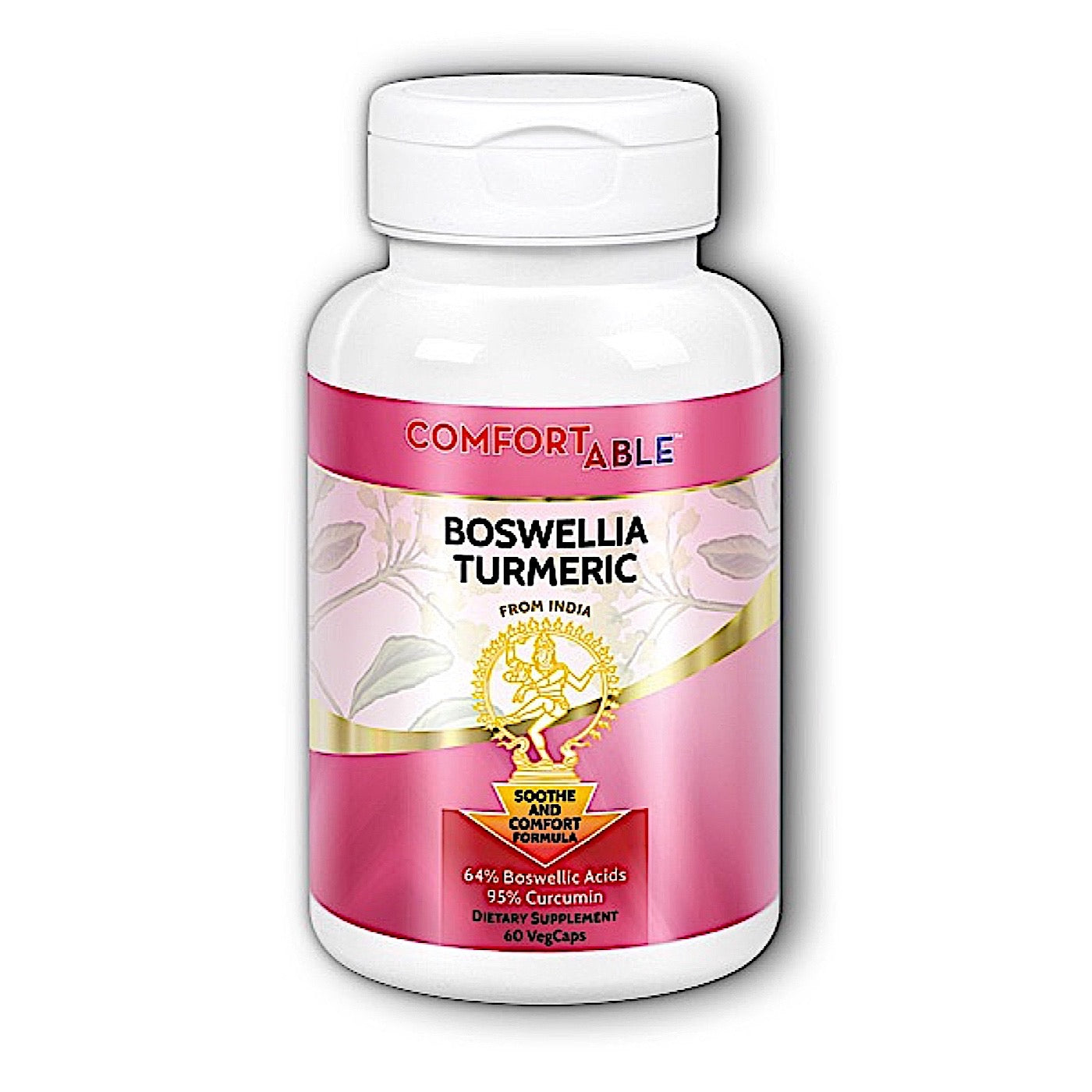 Lifetime, ComfortAble Boswellia Turmeric Complex, 60 Capsules UPC 053232405648 | HiLife Vitamins