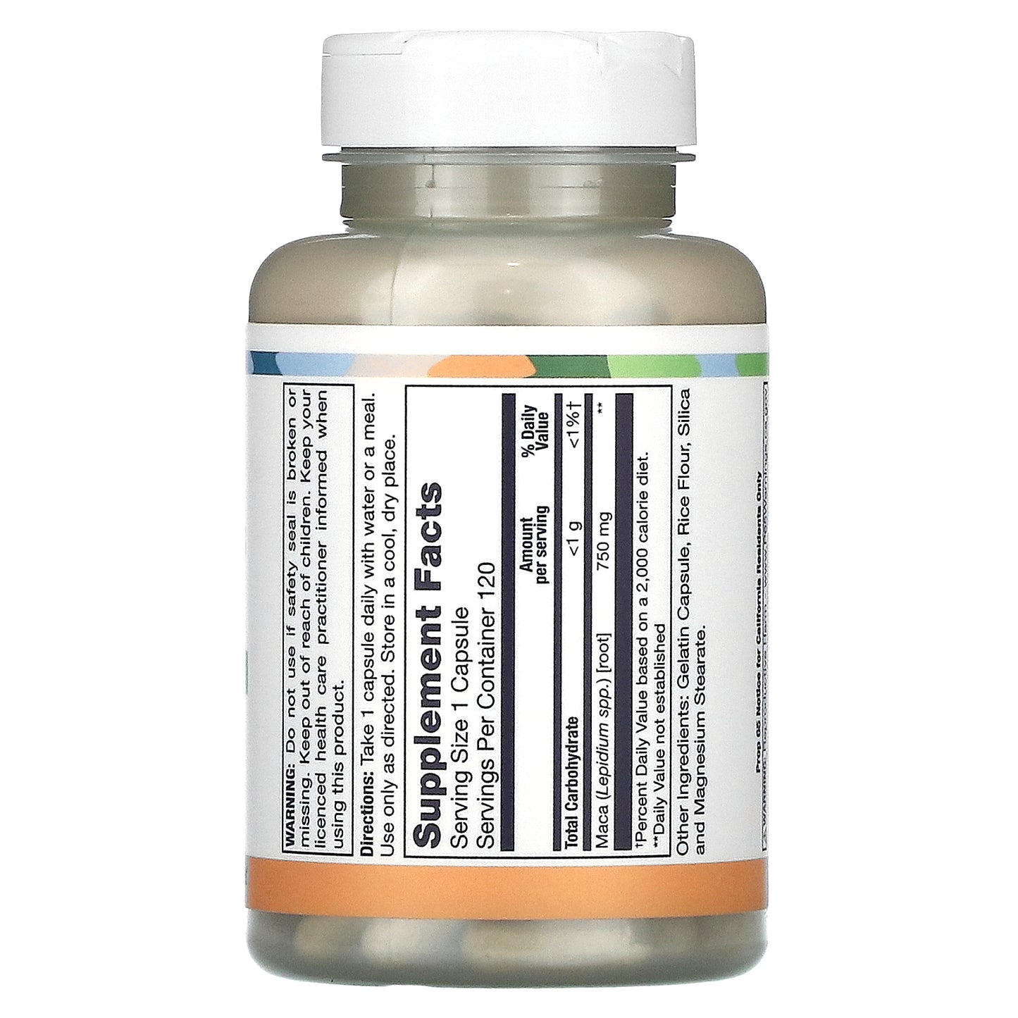 Lifetime, Peruvian Maca, 750 mg, 120 Capsules UPC 053232500657 | HiLife Vitamins