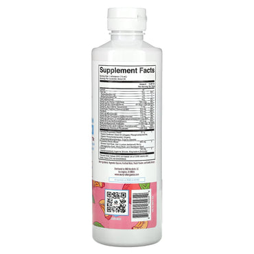 MaryRuth's, Women's Multivitamin + Hair Growth, Peach, 15.22 fl oz (450 ml) UPC 810104622349 | HiLife Vitamins