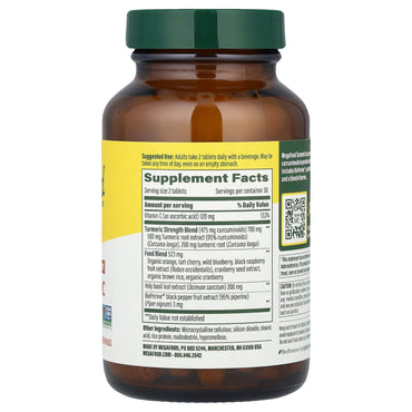 Megafood, Turmeric Curcumin, 60 Tablets UPC 051494100066 | HiLife Vitamins