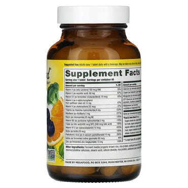 Megafood, Men’s One Daily, 60 Tablets UPC 051494101070 | HiLife Vitamins