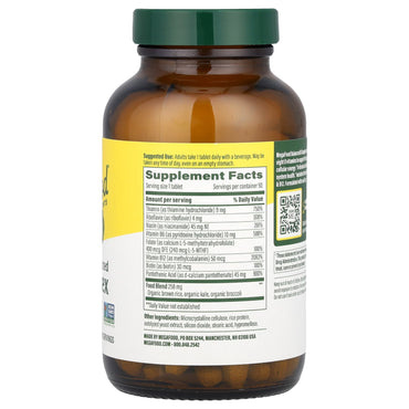 Megafood, Balanced B Complex, 90 Tablets UPC 051494101667 | HiLife Vitamins