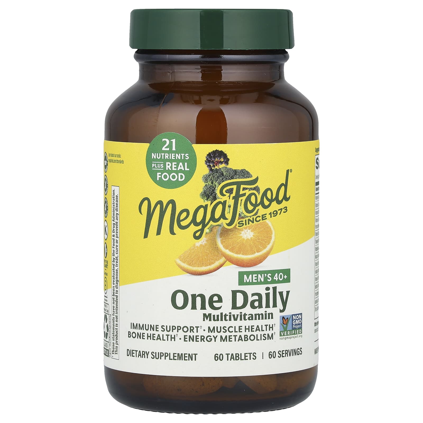 Megafood, Men's 40+ One Daily Multivitamin, 60 Tablets UPC 051494102695 | HiLife Vitamins