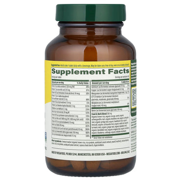 Megafood, Men's 40+ One Daily Multivitamin, 60 Tablets UPC 051494102695 | HiLife Vitamins