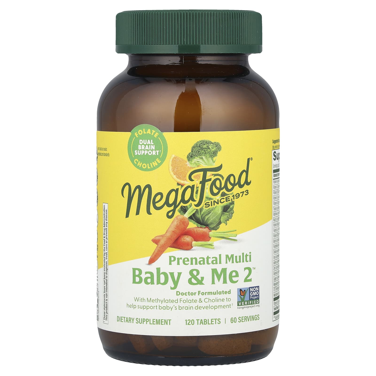 Megafood, Baby & Me 2, 120 Tablets UPC 051494103159 | HiLife Vitamins