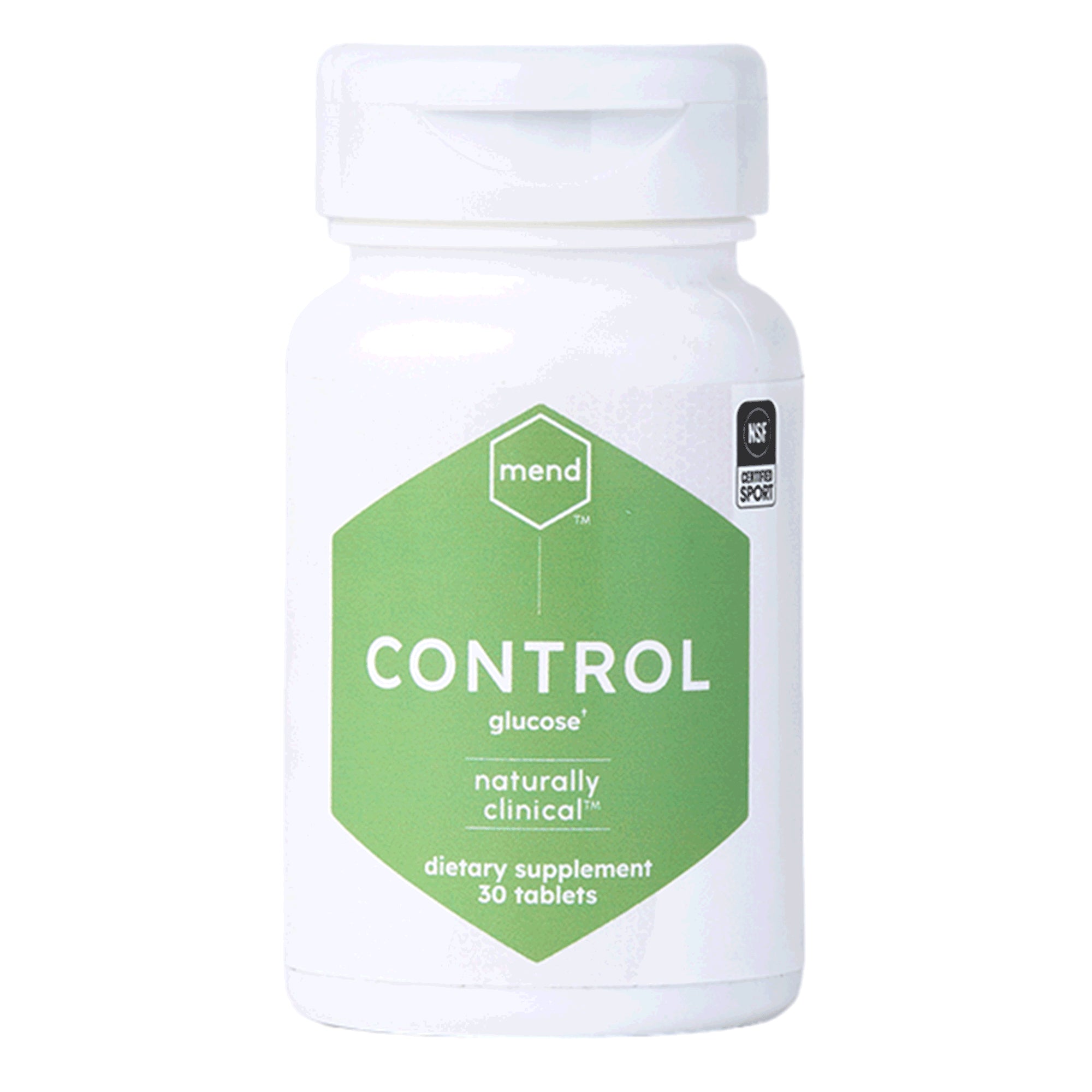 Mend, Control Glucose, 30 Tablets UPC 860003220566 | HiLife Vitamins
