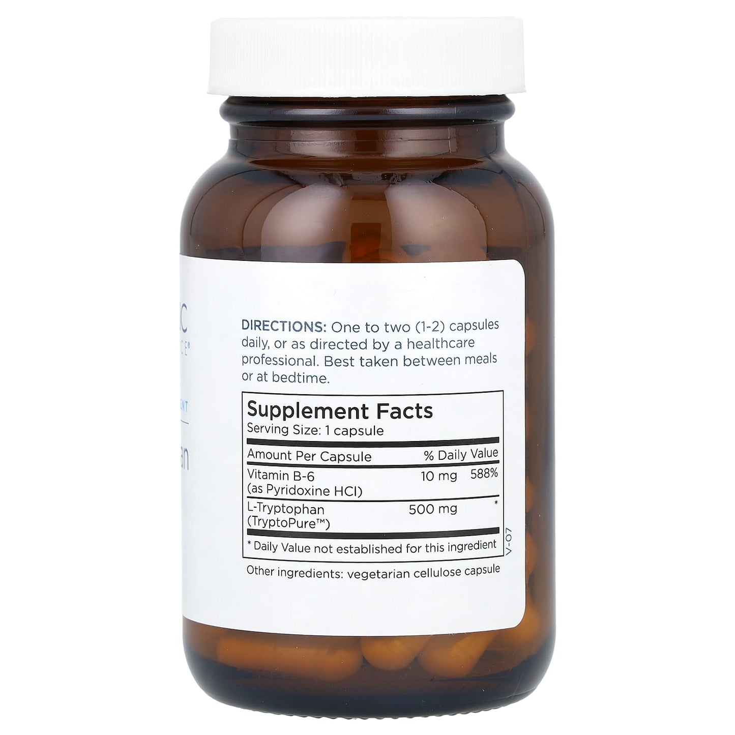 Metabolic Maintenance, L-Tryptophan, 500 mg, 60 Capsules UPC 838287001492 | HiLife Vitamins