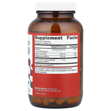 Metagenics, Bone Builder Plus, (formerly Bone Builder Forte), 180 Capsules UPC 755571913449 | HiLife Vitamins