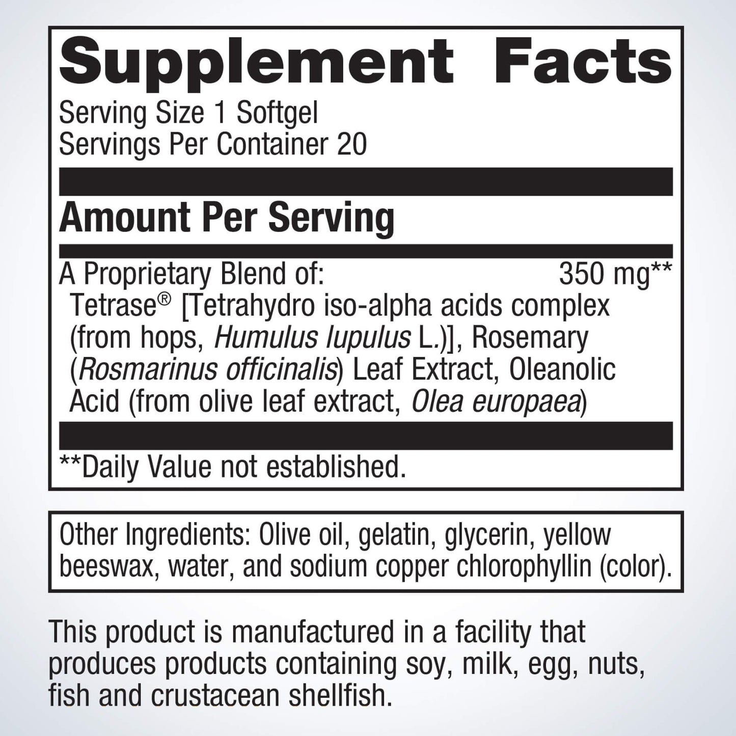 Metagenics, Kaprex, 20 Softgels UPC 755571916327 | HiLife Vitamins