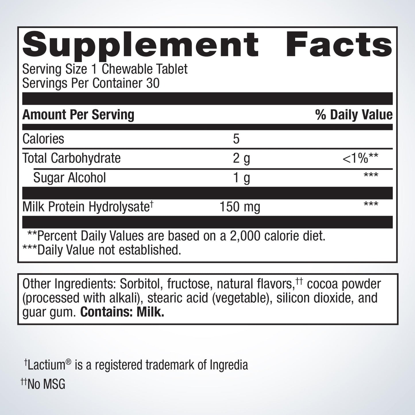 Metagenics, NuSera, Chocolate Flavor, 30 Chewable Tablets UPC 755571924186 | HiLife Vitamins