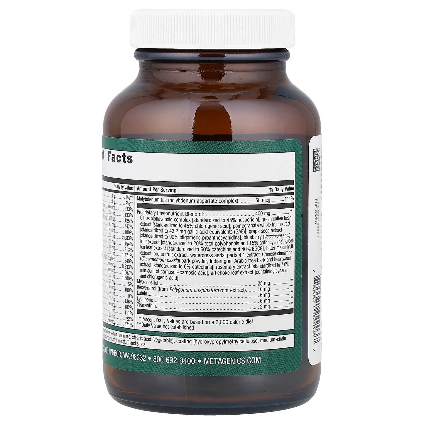 Metagenics, PhytoMulti, 60 Tablets UPC 755571929037 | HiLife Vitamins