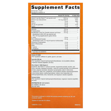 Metagenics, Immune Defense Pack, 30 Packets UPC 755571956736 | HiLife Vitamins