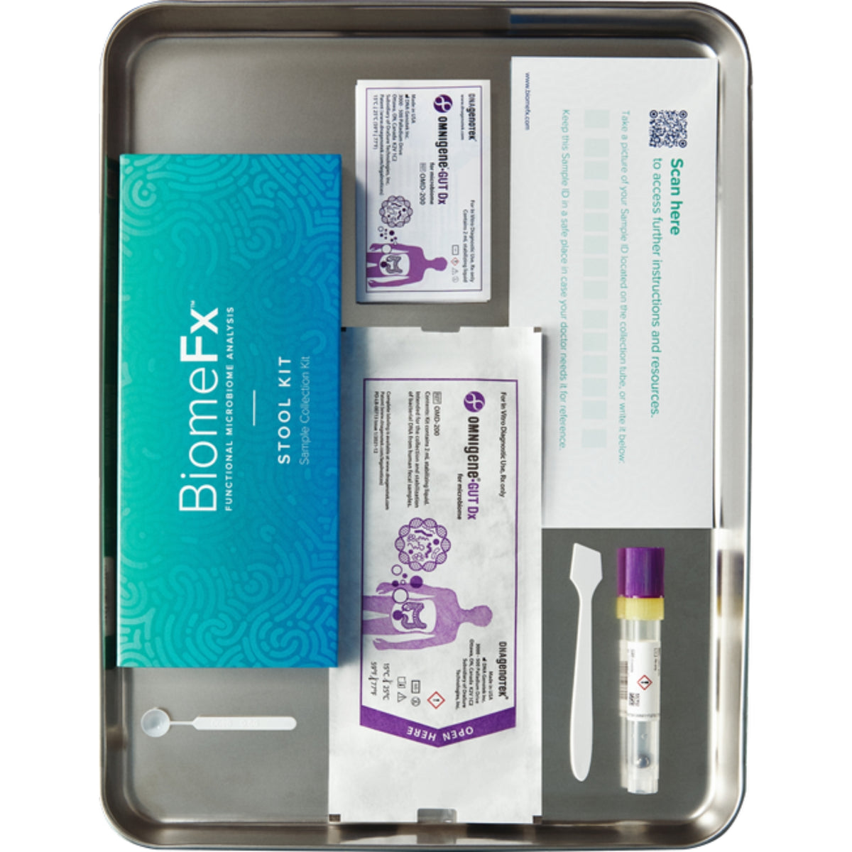 Microbiome Labs, BiomeFx™ Gut Microbiome, Testing Kit