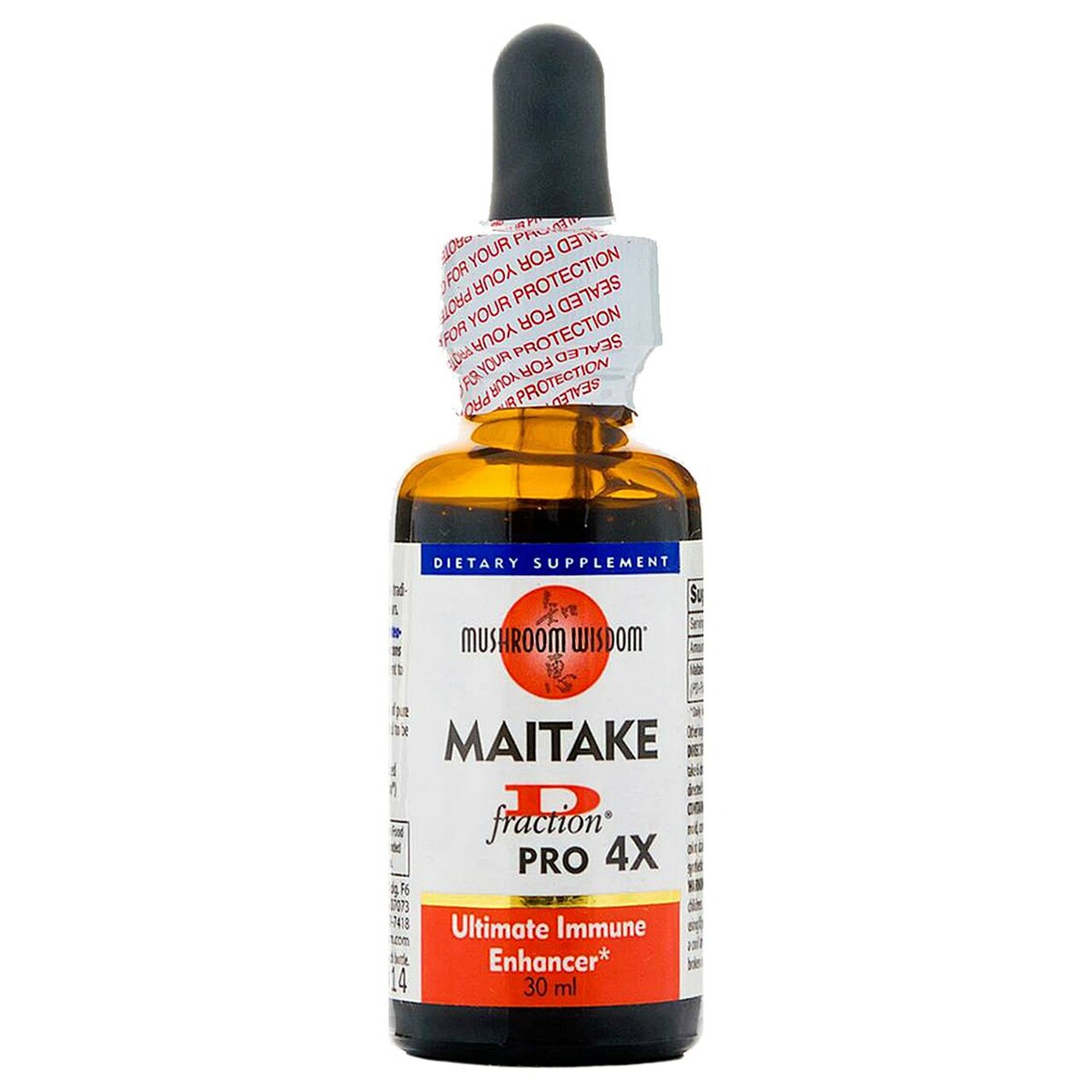 Mushroom Wisdom, Maitake D-Fraction Pro 4x, 1 Oz UPC 791014107204 | Hilife Vitamins