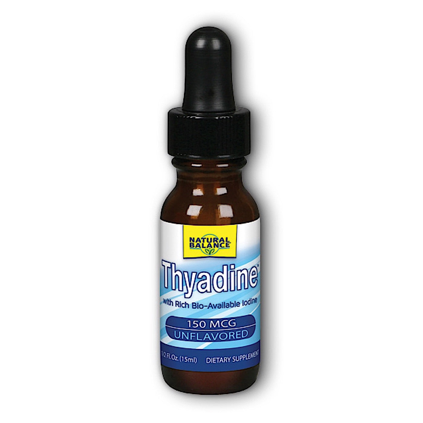 Natural Balance, Thyadine 150 mcg, .5 Oz Drops UPC 047868006973 | HiLife Vitamins