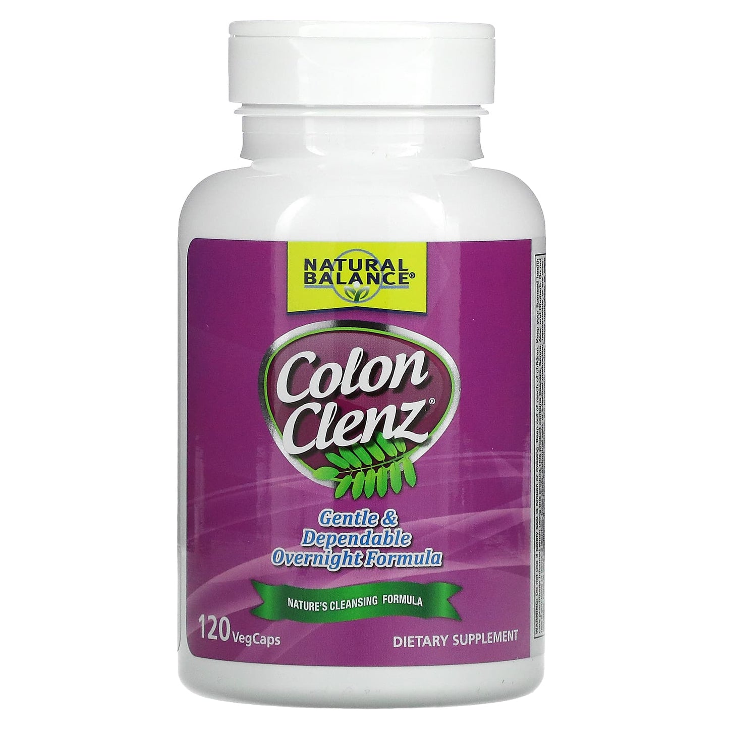 Natural Balance, Colon Clenz, 120 VegCaps UPC 047868421202 | HiLife Vitamins