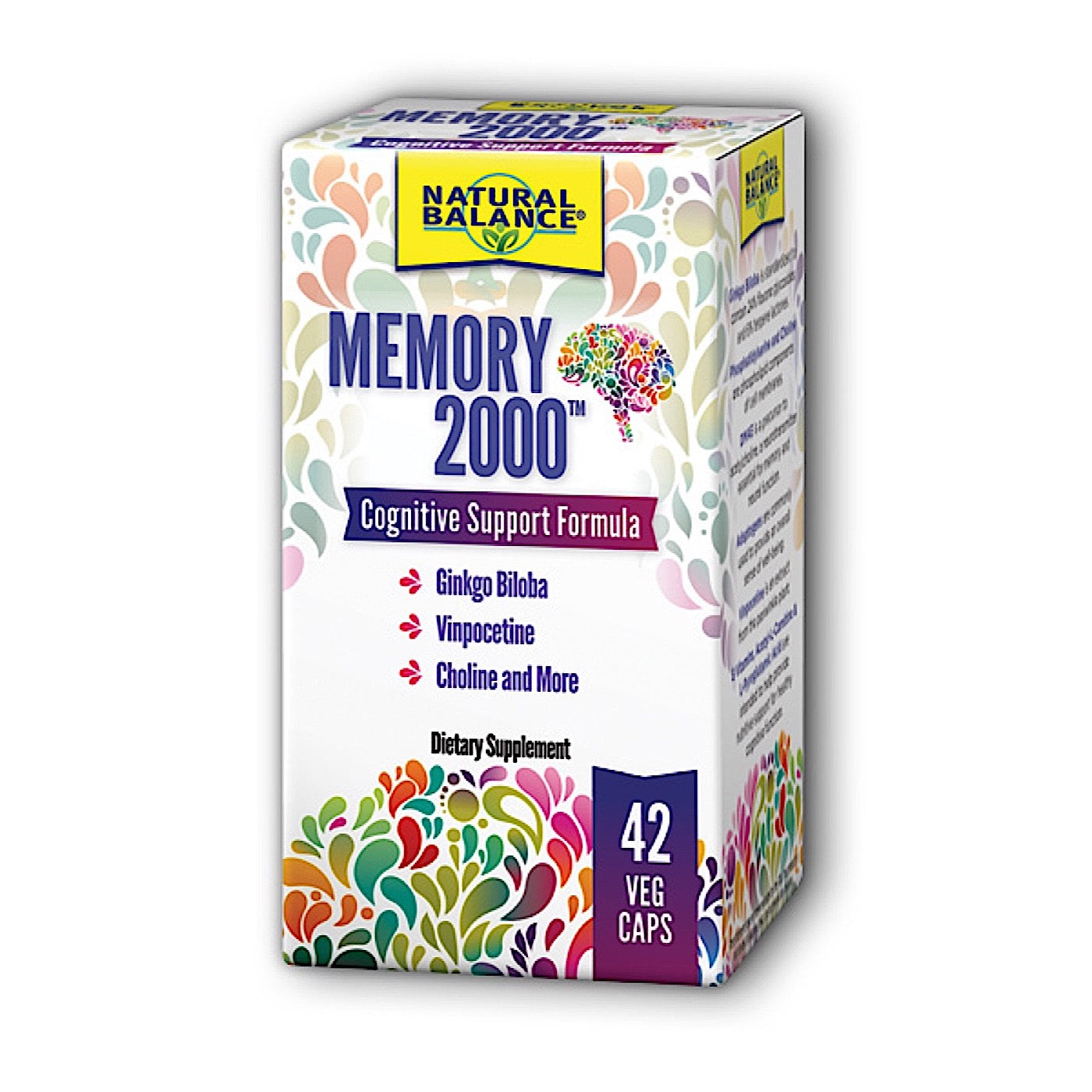 Natural Balance, Memory 2000, 42 VegCaps UPC 047868431126 | HiLife Vitamins