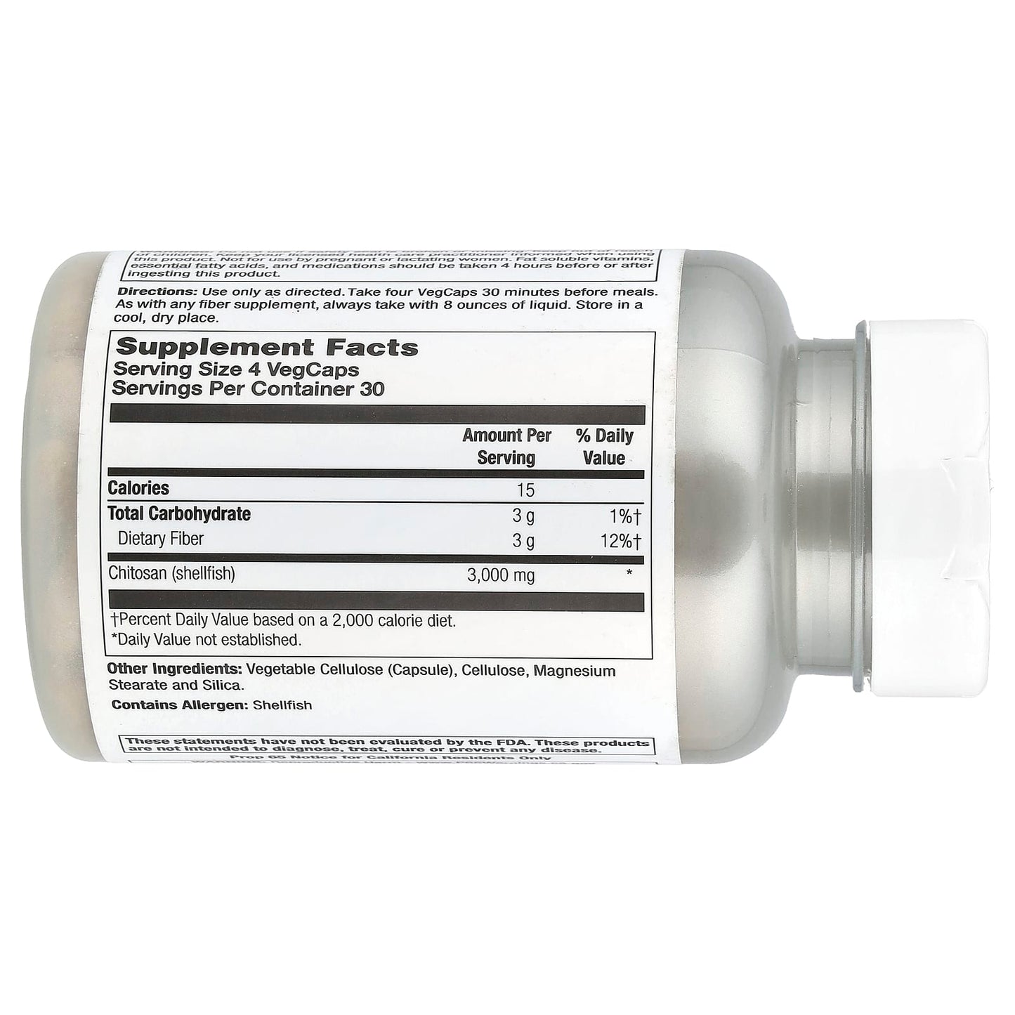 Natural Balance, Super Chitosan 3000, 120 VegCaps UPC 047868617896 | HiLife Vitamins
