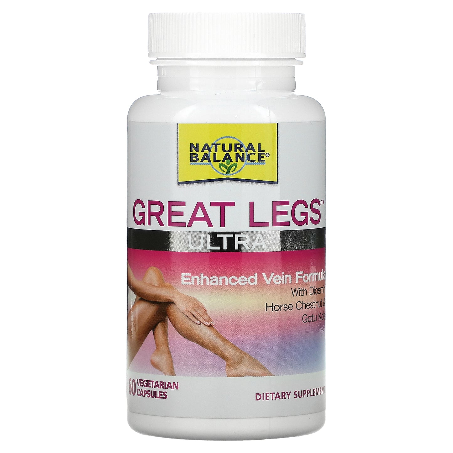 Natural Balance, Great Legs Ultra, Enhanced Vein Formula, 60 Vegetarian Capsules UPC 047868774322 | HiLife Vitamins