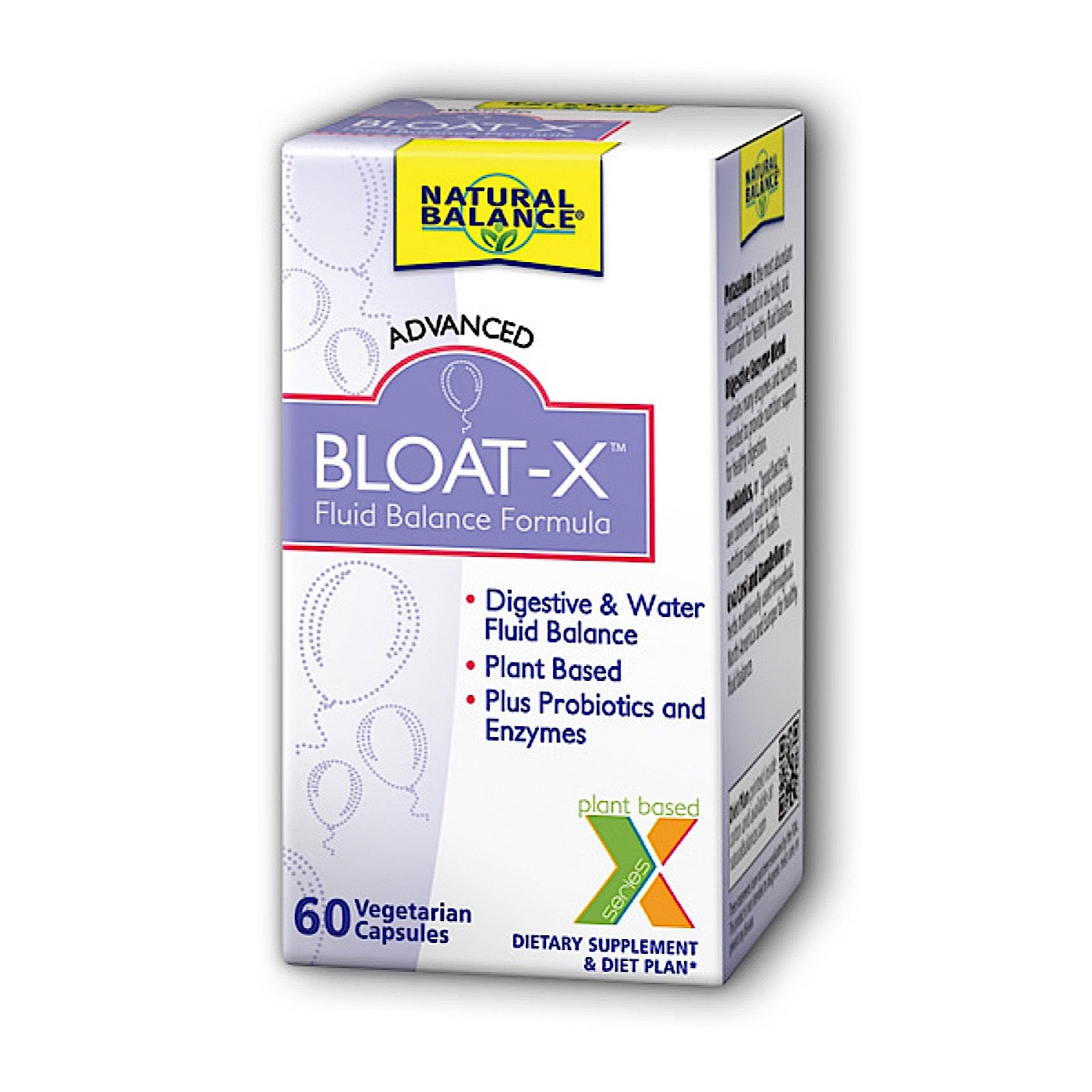 Natural Balance, Bloat-X, 60 Vegetarian Capsules UPC 047868793354 | HiLife Vitamins