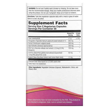 Natural Balance, Great Curves, 60 Vegetarian Capsules UPC 047868844063 | HiLife Vitamins