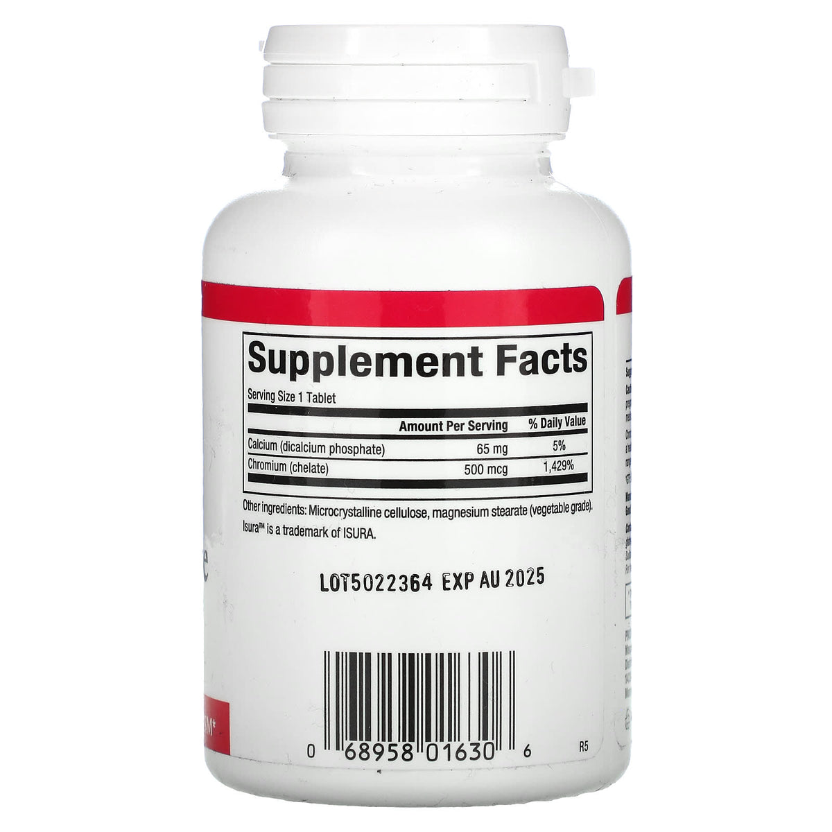 Natural Factors, Chromium GTF Chelate, 500 mcg, 90 Tablets UPC 068958016306 | Hilife Vitamins