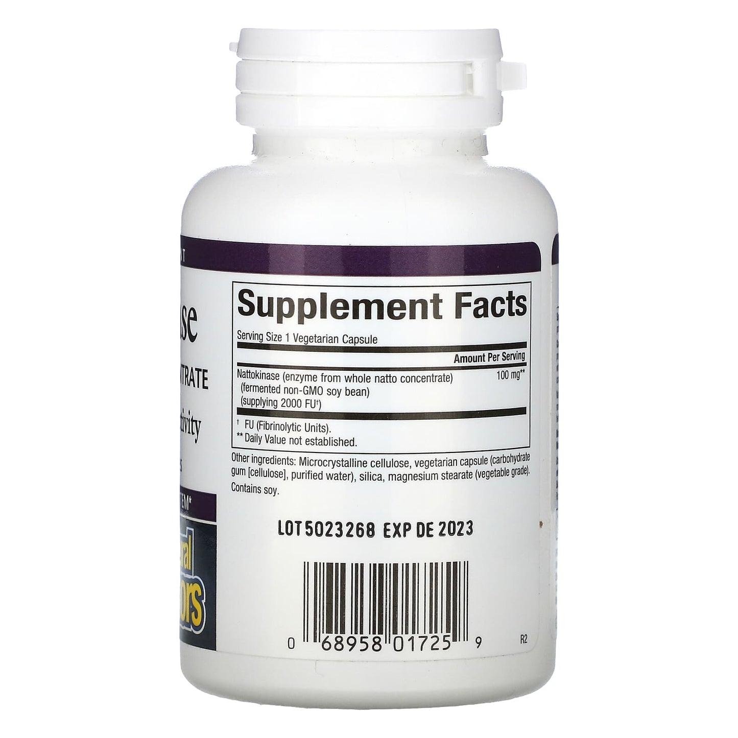 Natural Factors, Nattokinase, 100 mg, 60 Capsules UPC 068958017259 | Hilife Vitamins