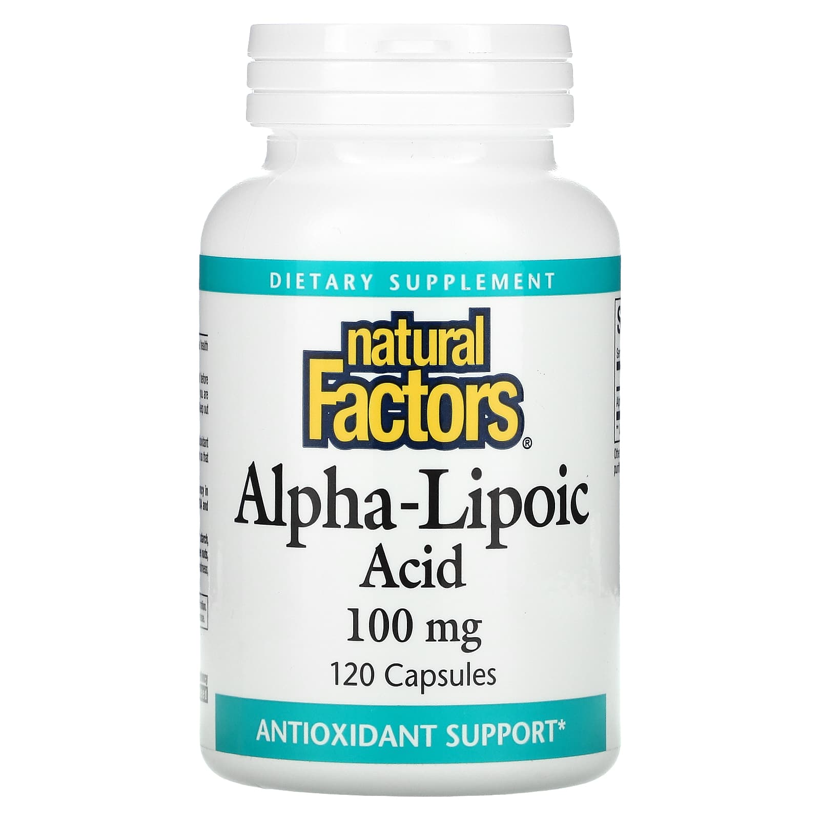 Natural Factors, Alpha-Lipoic Acid, 100 mg, 120 Capsules UPC 068958020969 | Hilife Vitamins