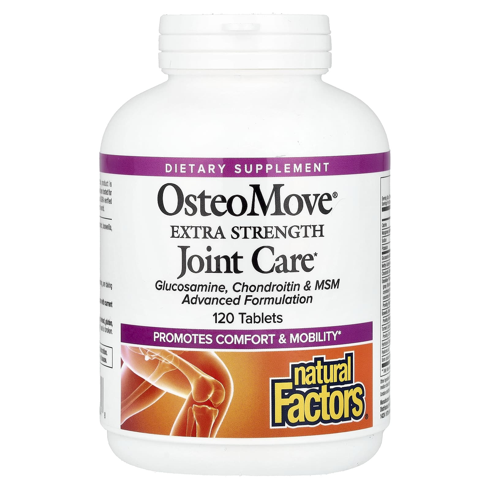 Natural Factors, OsteoMove, Extra Strength Joint Care, 120 Capsules UPC 068958026848 | Hilife Vitamins
