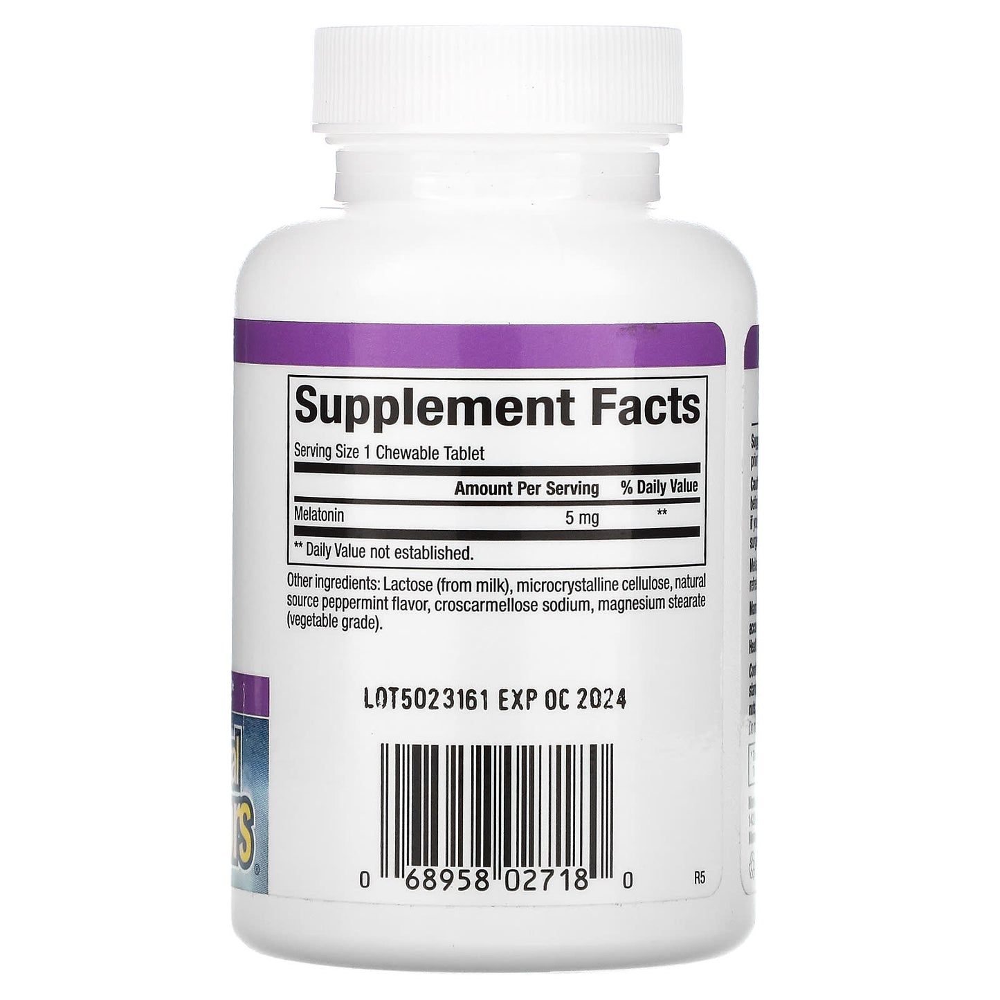 Natural Factors, Stress-Relax, Melatonin, 5 mg, 180 Chewable Tablets UPC 068958027180 | Hilife Vitamins
