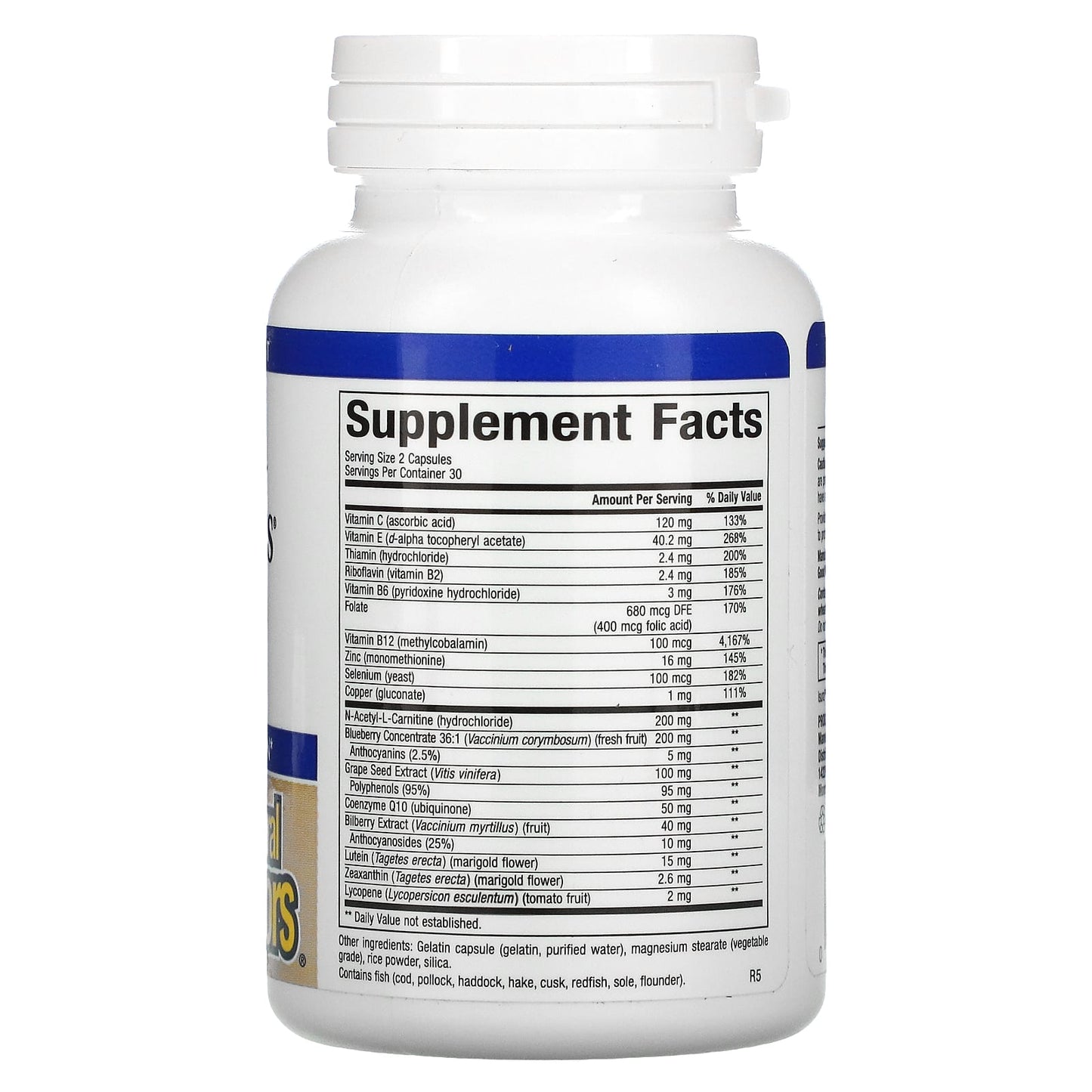 Natural Factors, Advanced Eye Factors, 60 Capsules UPC 068958035345 | Hilife Vitamins