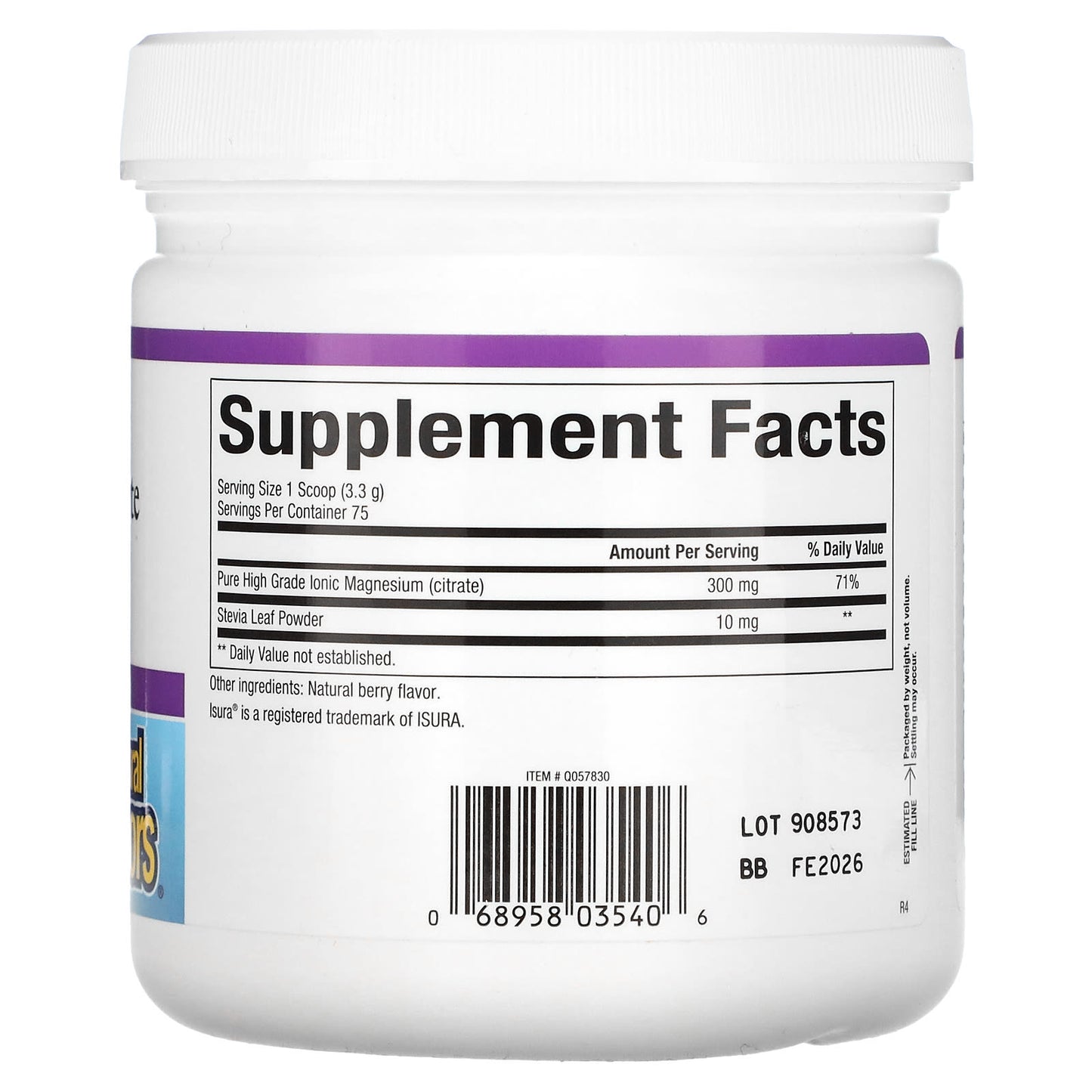 Natural Factors, Stress-Relax, Magnesium Citrate, Berry, 8.8 Oz UPC 068958035406 | Hilife Vitamins