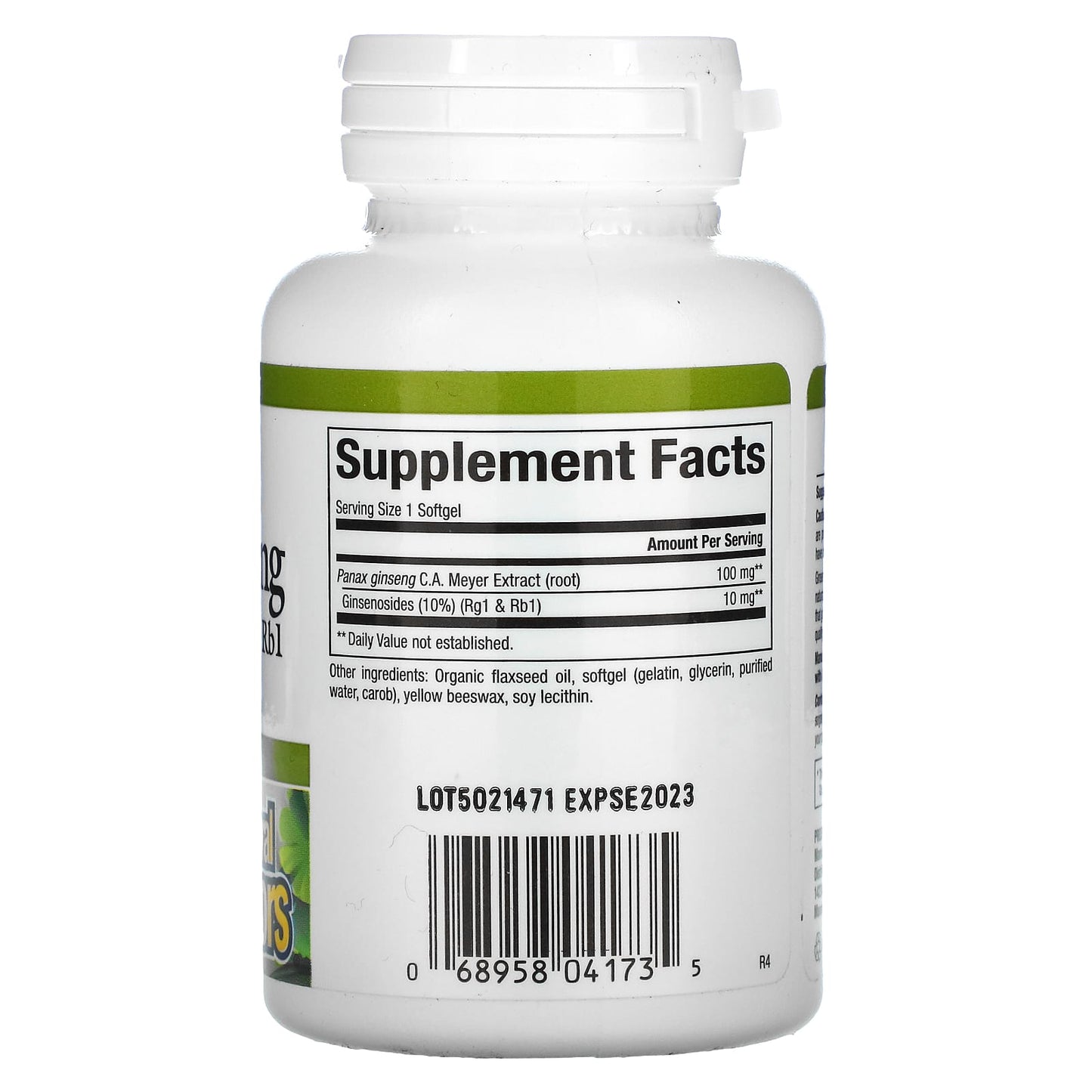 Natural Factors, Panax Ginseng, 60 Softgels UPC 068958041735 | Hilife Vitamins