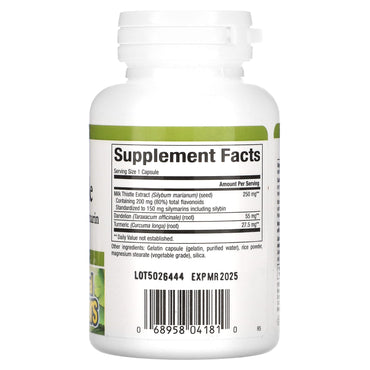 Natural Factors, Milk Thistle, 250 mg, 90 Capsules UPC 068958041810 | Hilife Vitamins