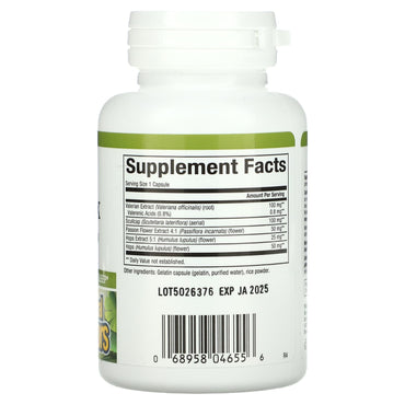 Natural Factors, Sleep Relax with Valerian & Hops, 90 Capsules UPC 068958046556 | Hilife Vitamins