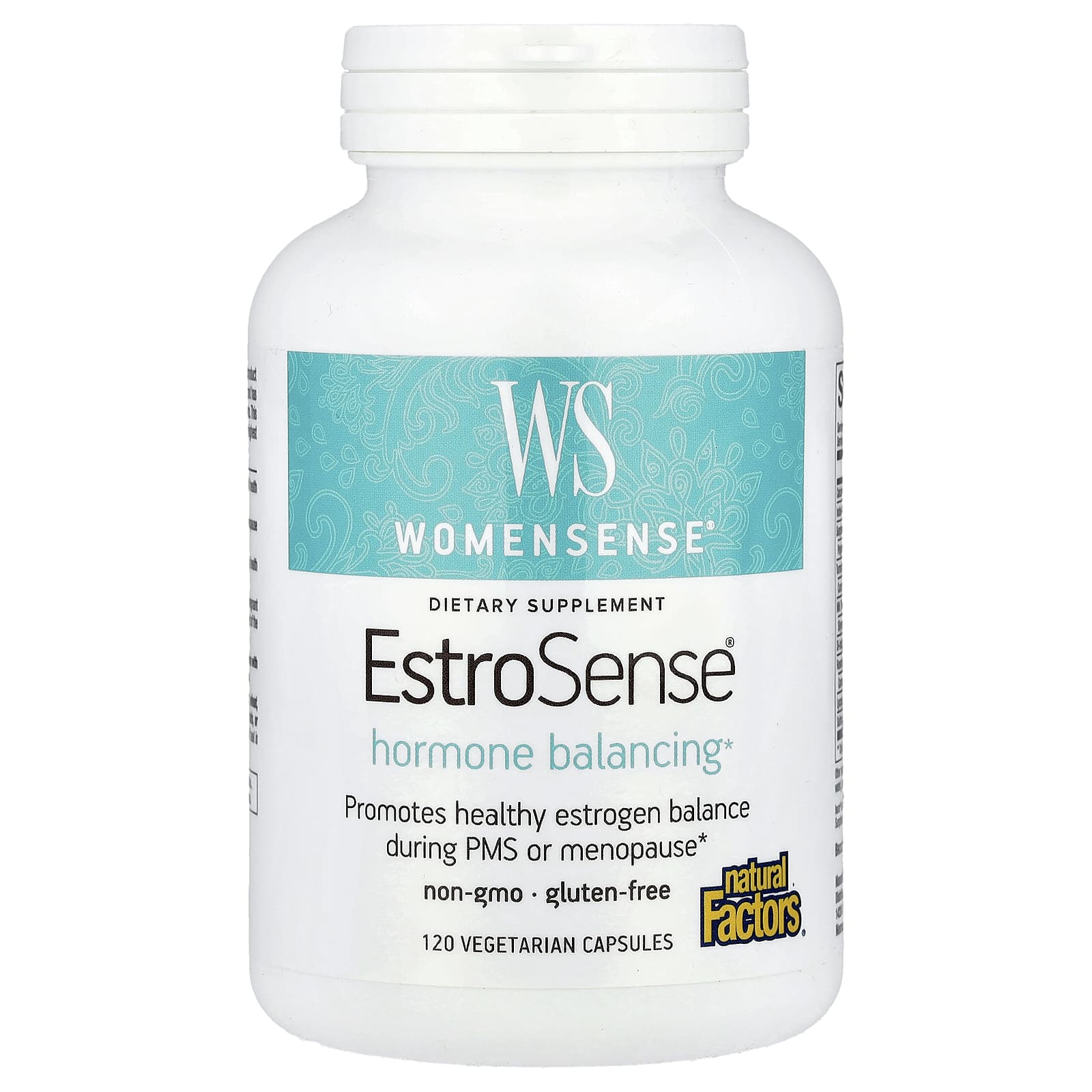 Natural Factors, WomenSense®, EstroSense®, 120 Capsules UPC 068958049564 | Hilife Vitamins
