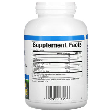 Natural Factors, OmegaFactors, Ultra Prim, Evening Primr, 240 Softgels UPC 068958083667 | Hilife Vitamins