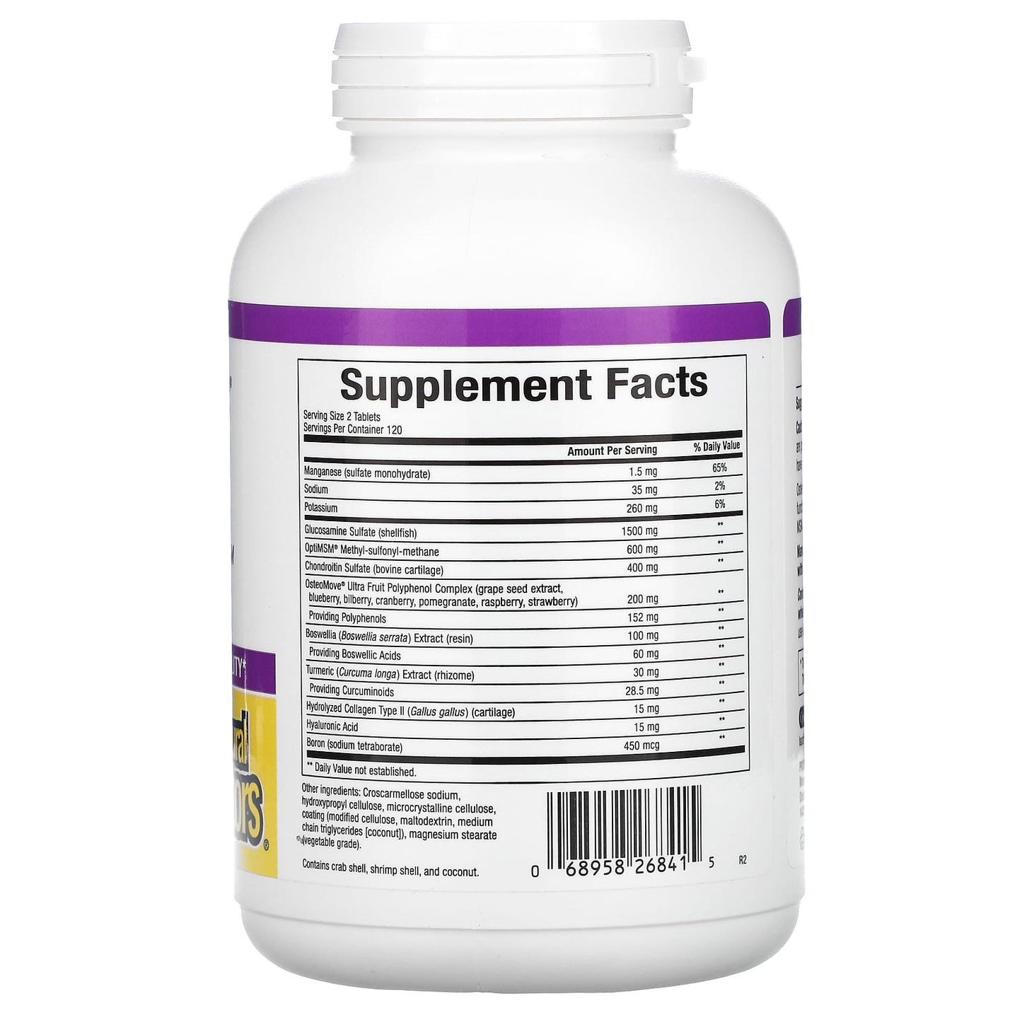 Natural Factors, OsteoMove, Extra Strength Joint Care, 240 Tablets UPC 068958268415 | Hilife Vitamins