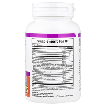 Natural Factors, OsteoMove®, Extra Strength, Joint Care, 60 Tablets UPC 068958268422 | Hilife Vitamins